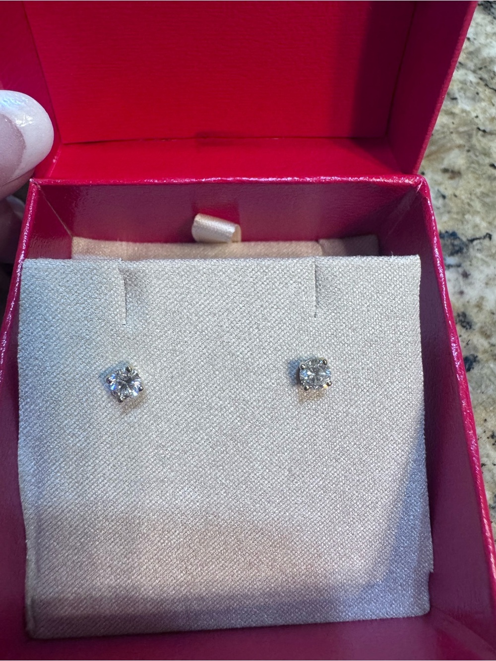 Classic Clear Crystal Stud Earrings - Women Jewelry